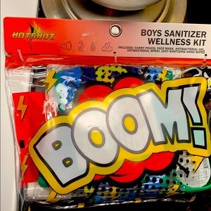 Boys sanitizer wellness kit new and sealed